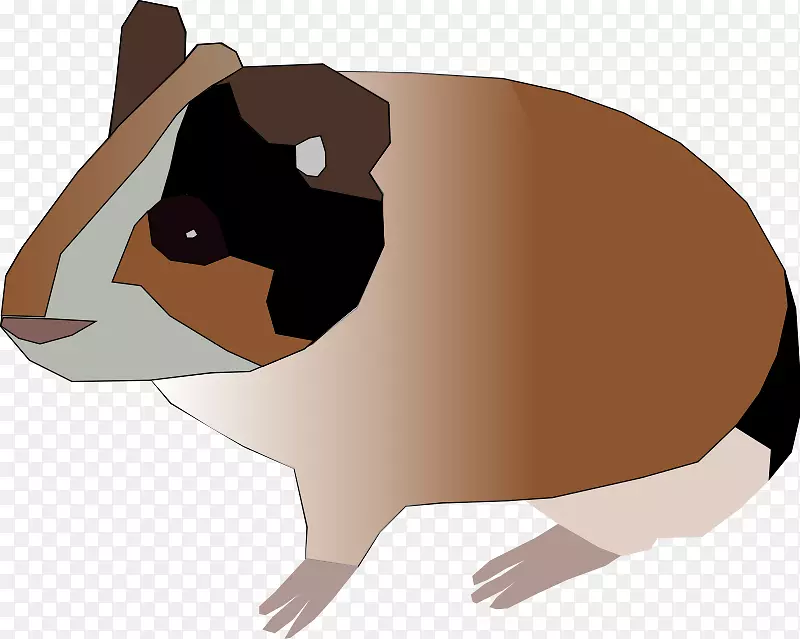 豚鼠夹艺术-简化小鼠