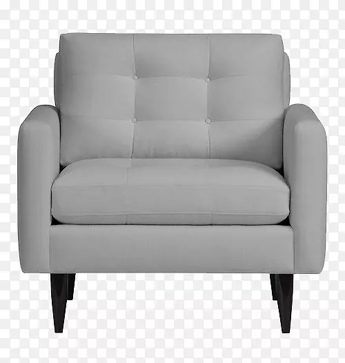 卧室沙发椅-灰色扶手椅