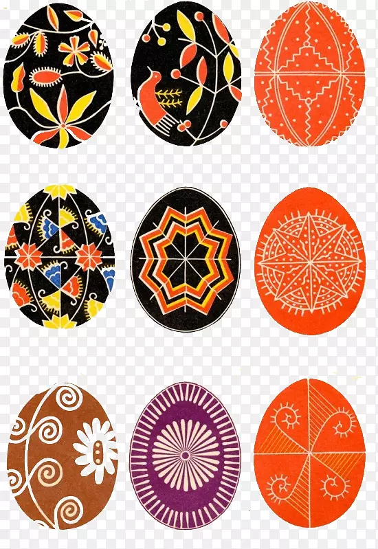 乌克兰红色复活节彩蛋-复活节彩蛋插图