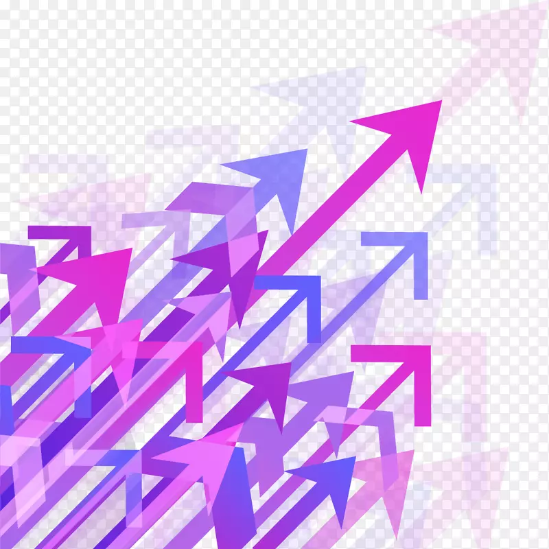 箭头图-粉红色背景向上箭头