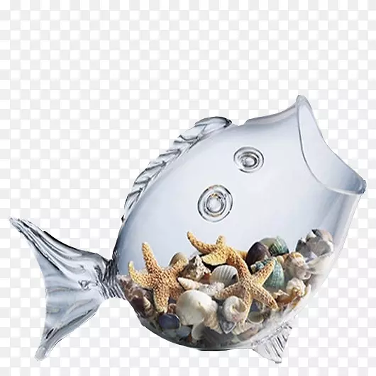 金鱼水族馆圣诞装饰卡通鱼缸