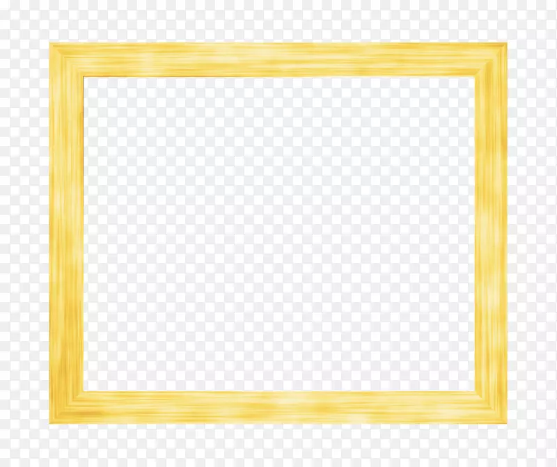 画框黄色图案框样式框