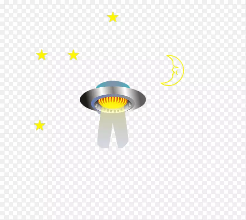 黄色图案-UFO