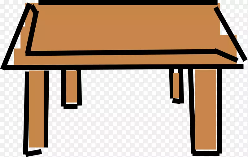 台式电脑桌面剪贴画棕色角桌