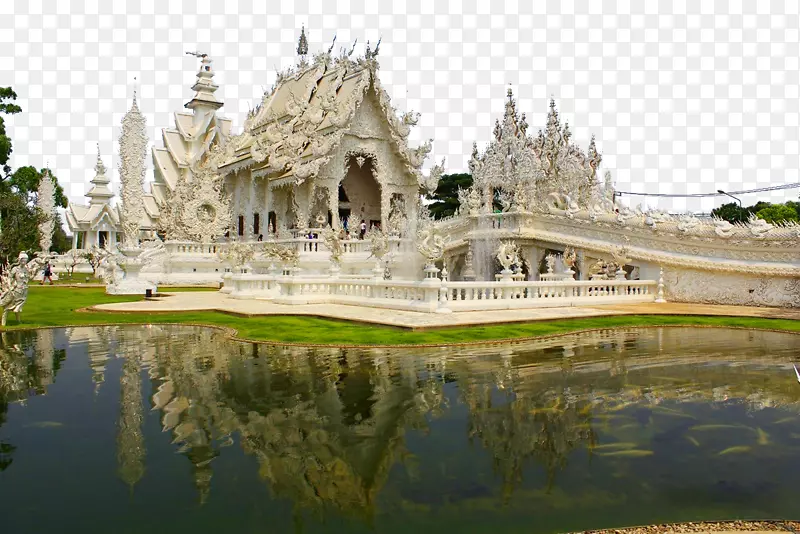 Wat Phra，DOI Suthep Wat Rong Khun蒋rai寺院-泰国清迈古城的景观