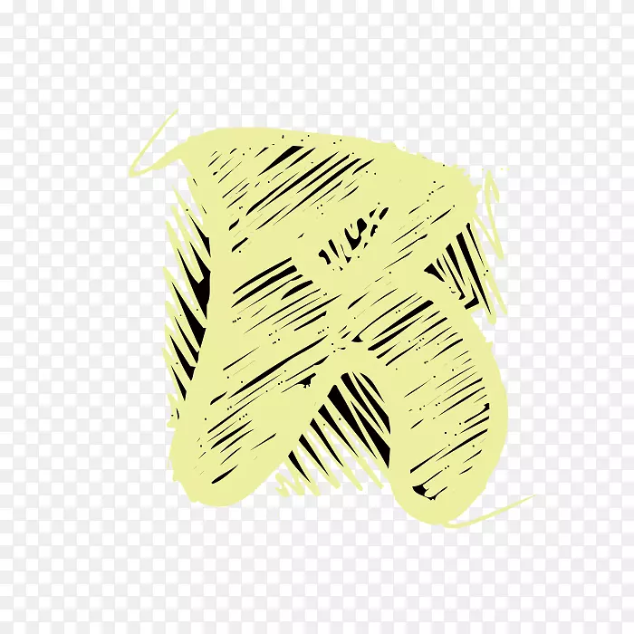 绘画线条艺术插图.手绘字母r