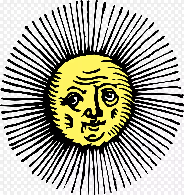 太阳绘画剪辑艺术-免费拉太阳图片材料
