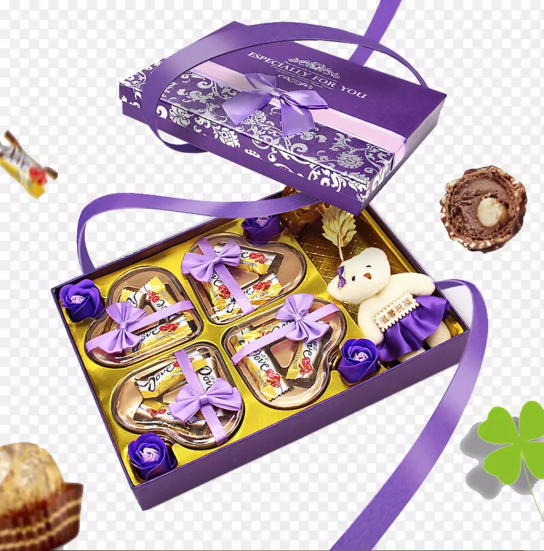 巧克力鸽子盒礼物-巧克力盒