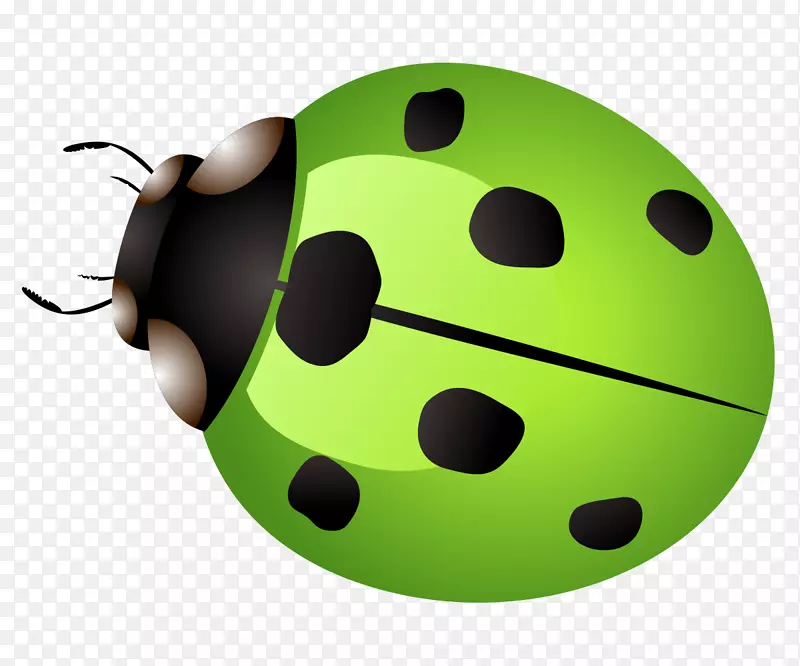 瓢虫汽车图标-绿瓢虫