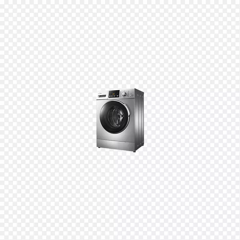 白色黑色滚筒洗衣机