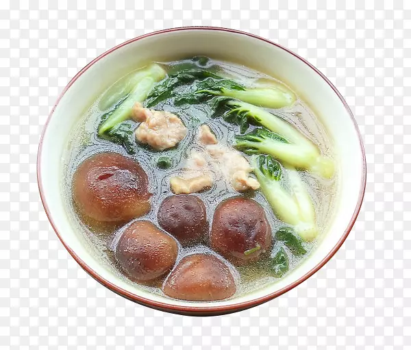 面条汤水珠中餐菜谱鲜蘑菇卷心菜汤