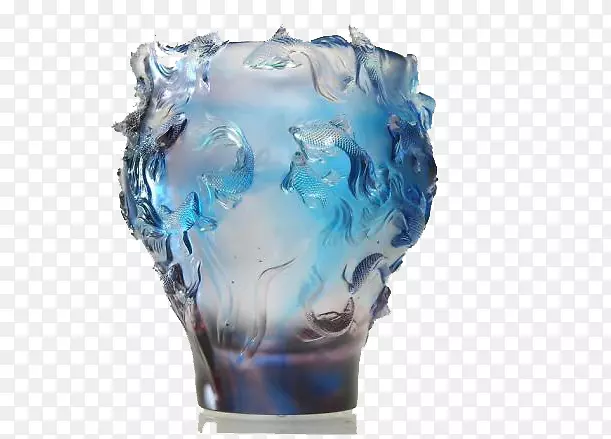 玻璃杯免费-蓝色玻璃