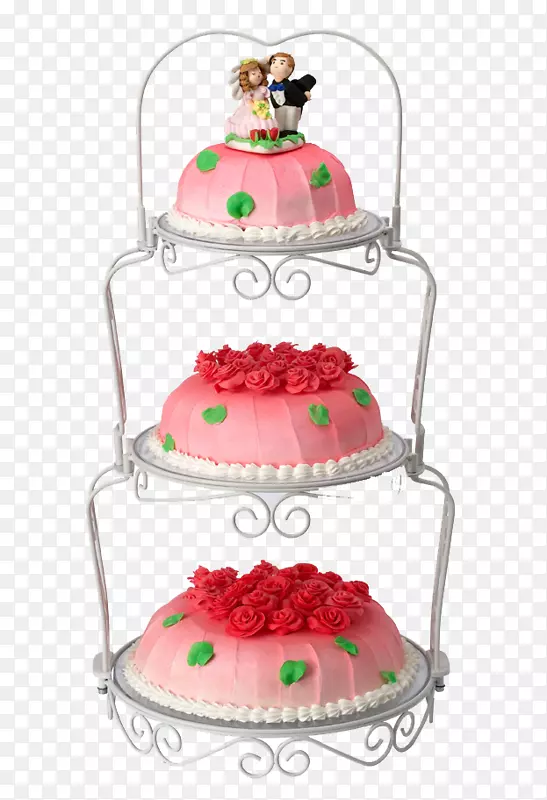 结婚蛋糕，道博斯，托特生日蛋糕，面包店-这对夫妇