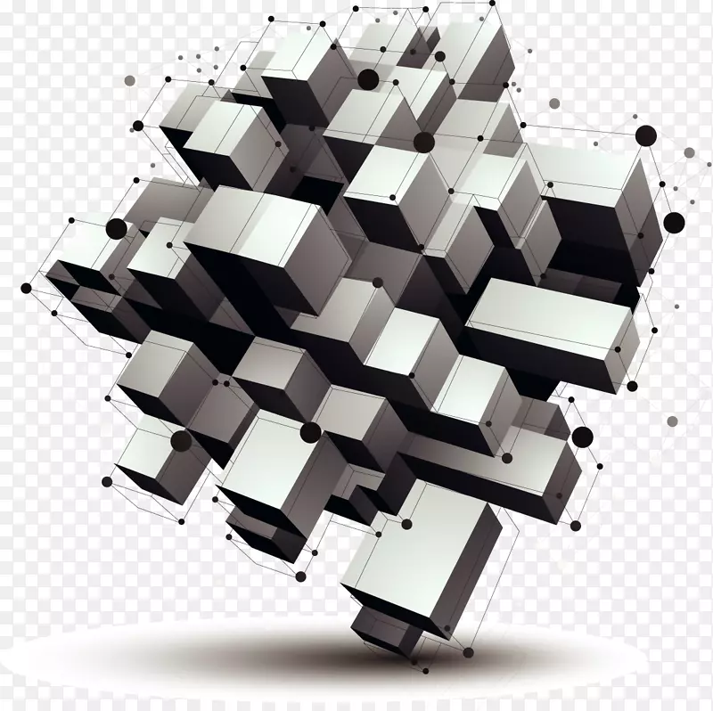 几何形状-盒形立方体目标