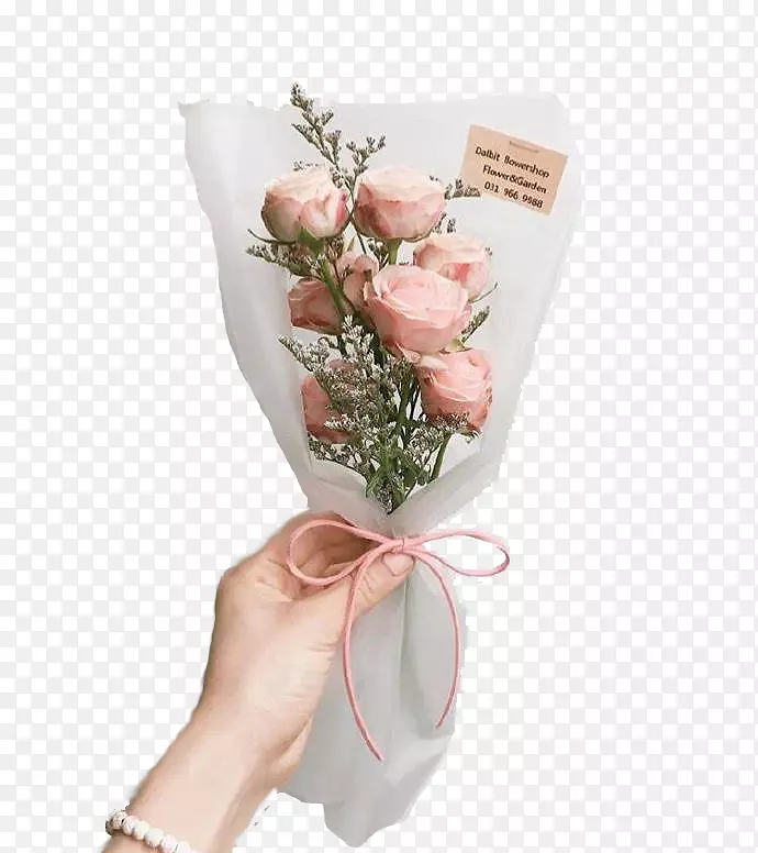 花新浪微博玫瑰-粉红色玫瑰花束自由拉材料