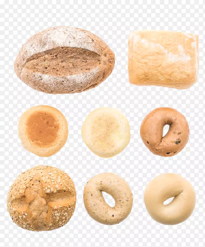 百吉饼，苹果酒，甜甜圈，面包，烤面包，米色面包和面包收藏