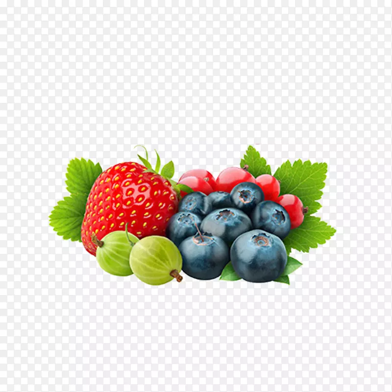 浆果沙拉墙纸-草莓无花果和熊果蓝莓
