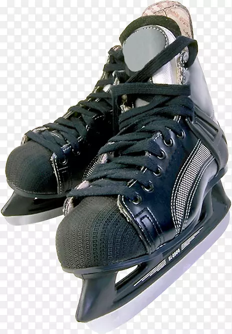 鞋滑冰运动鞋滚轴溜冰鞋黑色溜冰鞋