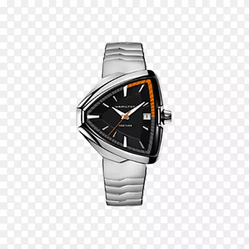 文图拉汉密尔顿手表公司石英钟电表黑色橡皮筋机械男表