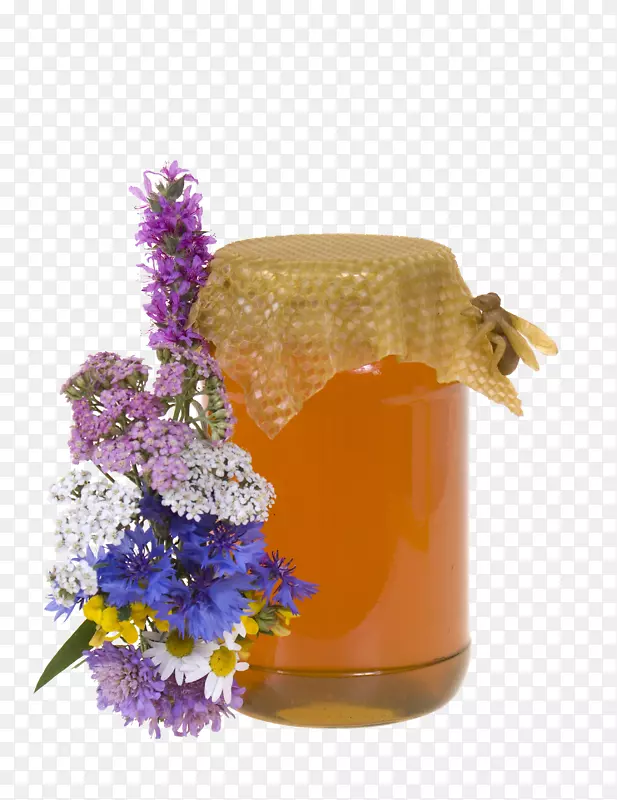 蜜蜂果酱蜂蜜瓶-高清图片蜂蜜