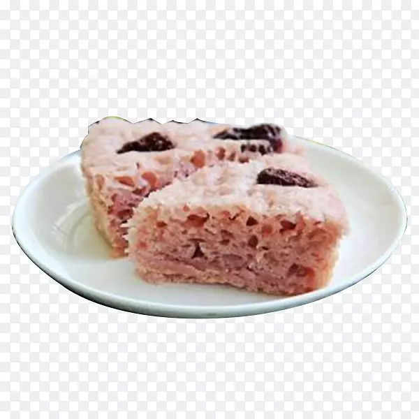 法国高海绵蛋糕樱桃派粥-紫甘薯蒸海绵蛋糕