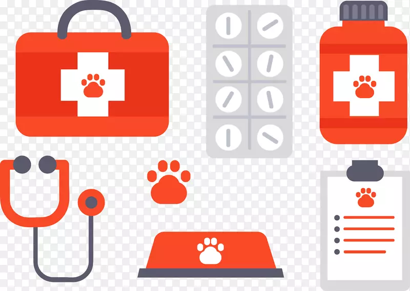 狗猫宠物兽医-兽医救护车箱