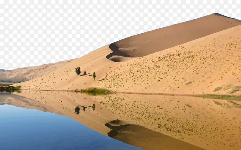 新疆塔克拉玛干沙漠巴丹吉林沙漠风沙地貌-干燥沙漠