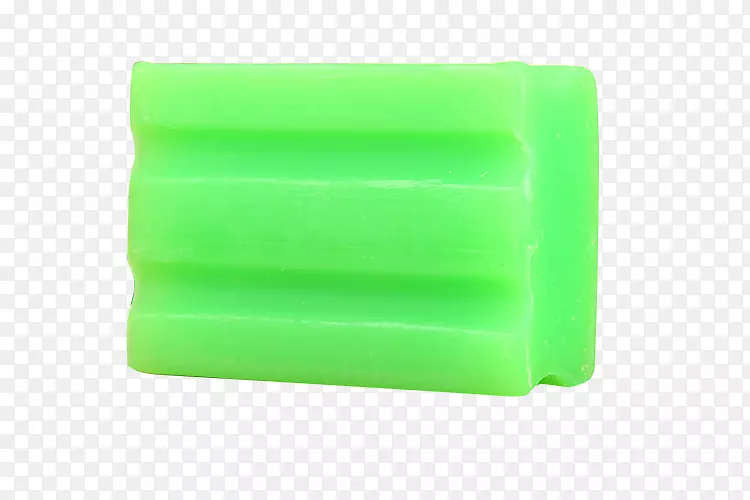 长方形绿色洗衣皂