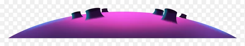 桌上瑜伽垫紫色热紫色嘉年华卡通