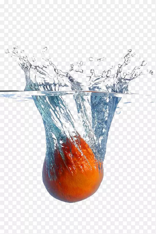 碳酸水果飞溅摄影.水滴和水果的飞溅
