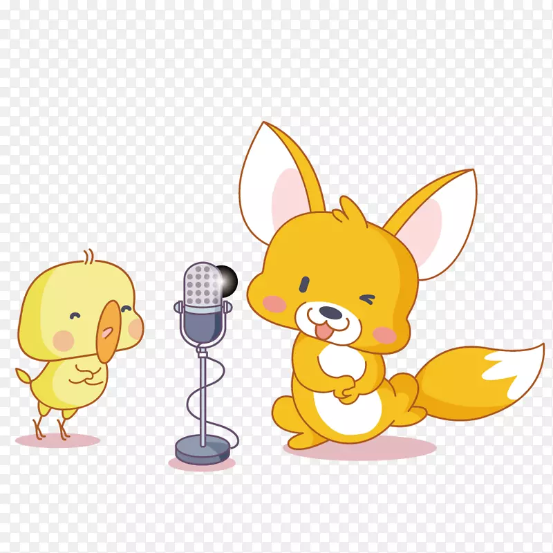 q版卡通-小鸡和狐狸唱歌