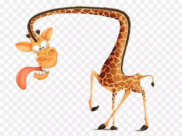 西非长颈鹿壁纸-疯狂的画长颈鹿