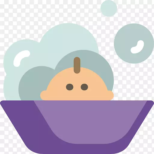 婴儿浴盆图标-婴儿浴