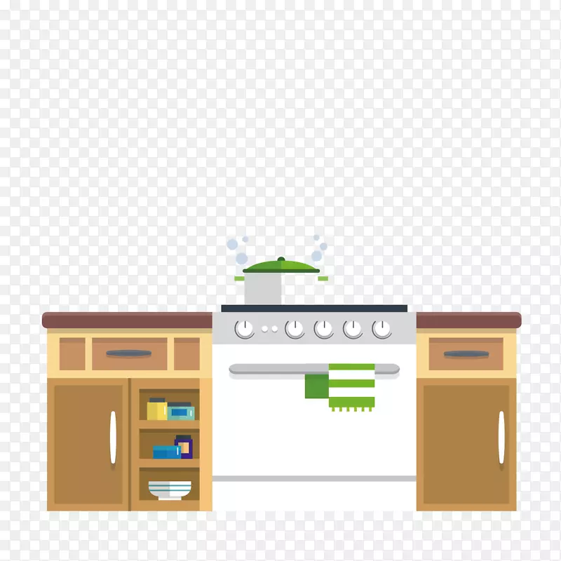 餐桌，食品，按键，厨柜，橱柜-厨房橱柜