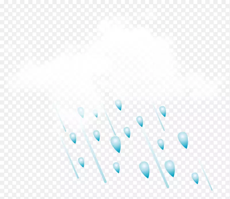 三角点图形设计.蓝色雨滴