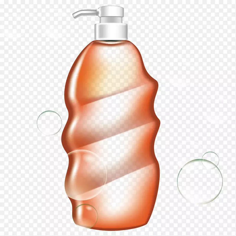 玻璃瓶塑料瓶液体洗发水泡沫