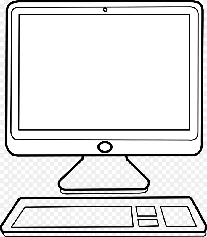 台式电脑显示器剪贴画键盘