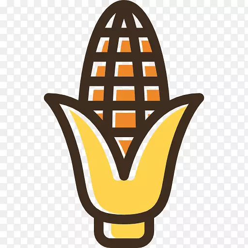 玉米上的玉米芯图标-玉米