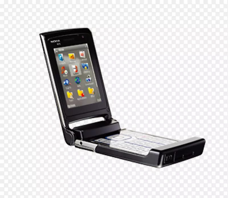 诺基亚n93i摩托罗拉Razr GSM 3G-黑色翻盖手机