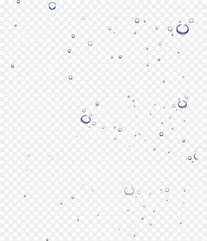 面积角图案-美丽的小水滴，雨滴，装饰性雨滴