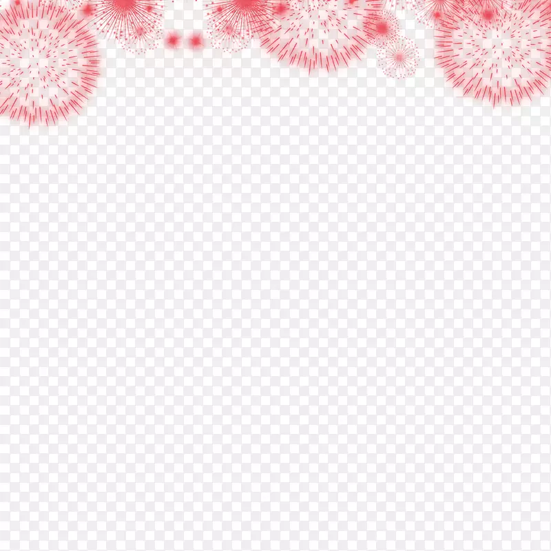 纺织花瓣图案-红色火箭