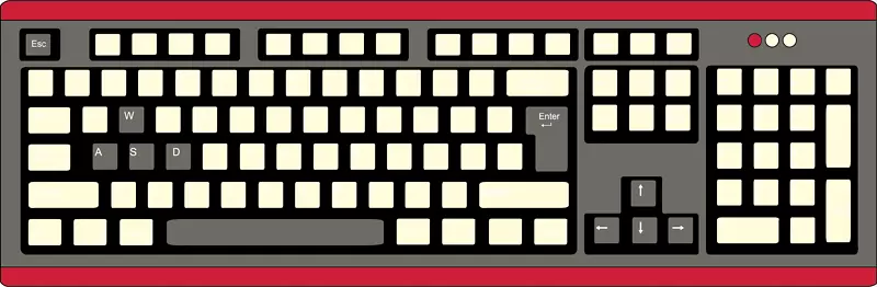 电脑键盘电脑鼠标游戏键盘usb das键盘顶视角键盘