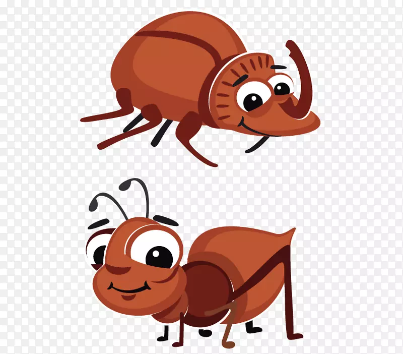 蚂蚁动画剪贴画.卡通昆虫蟋蟀