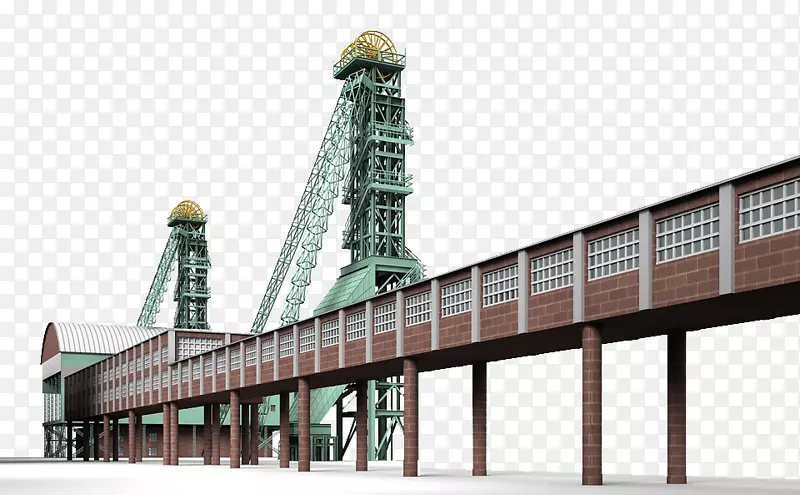 佐尔韦林煤矿工业综合体Gelsenkirchen Oberhausen Ruhr大楼-桥