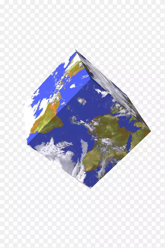 几何学史好奇史几何学人文-三维立方体地球