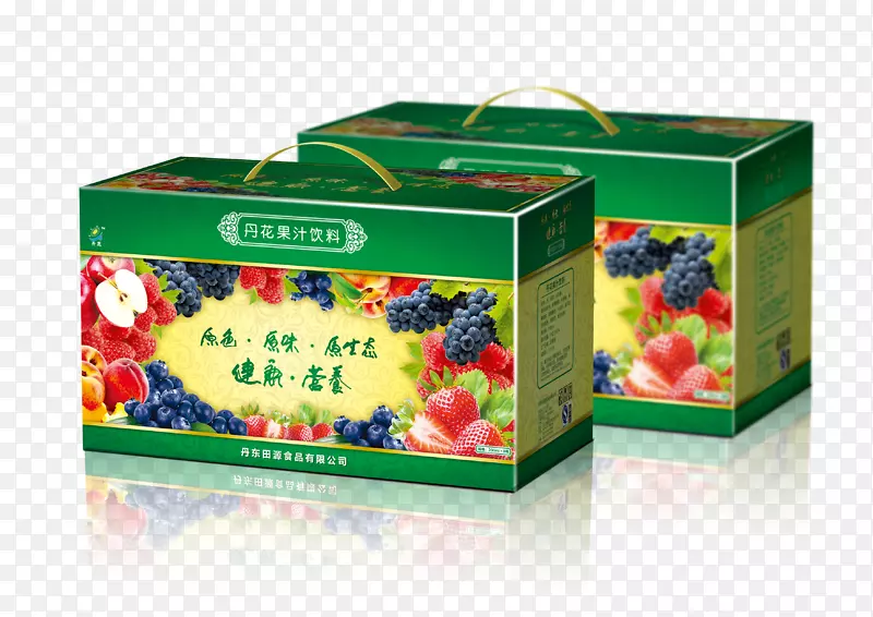 果汁包装和标签饮料水果包装设计新鲜蓝莓