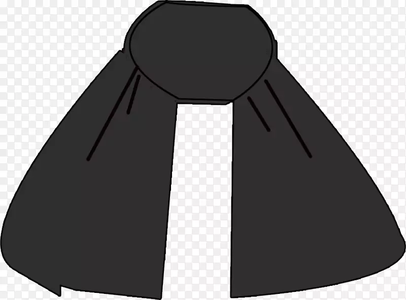 户外服装衣架衣袖服装创意黑色领带