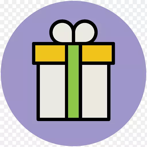 商务网上购物礼物裸必需品电子商务-圣诞图标快乐