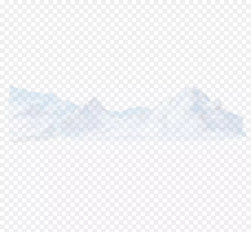 白色黑角图案手绘冰山