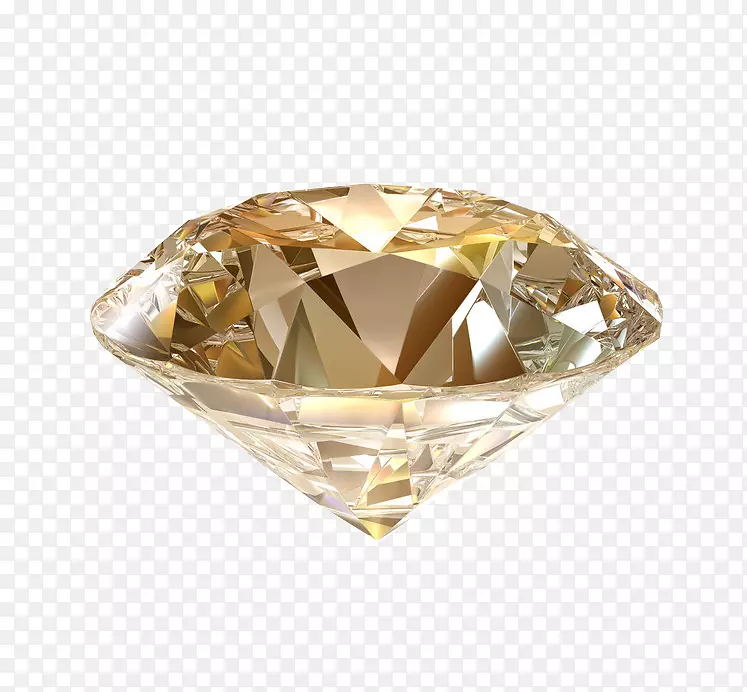 钻石色黄玉宝石克拉-钻石